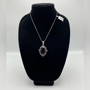 NWT-Ametrine Pendant German Silver Necklace